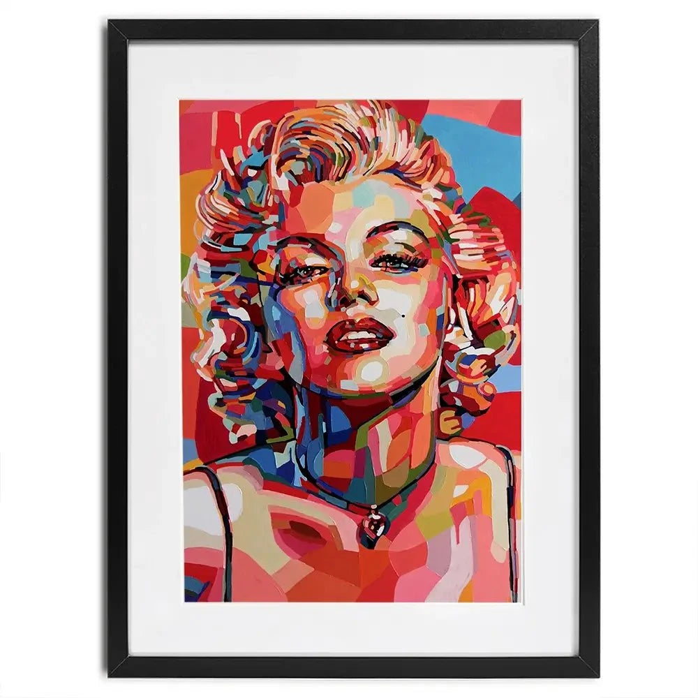 Red Marilyn Framed Art Print Red Marilyn Framed Art Print wall art product Art Print Shop