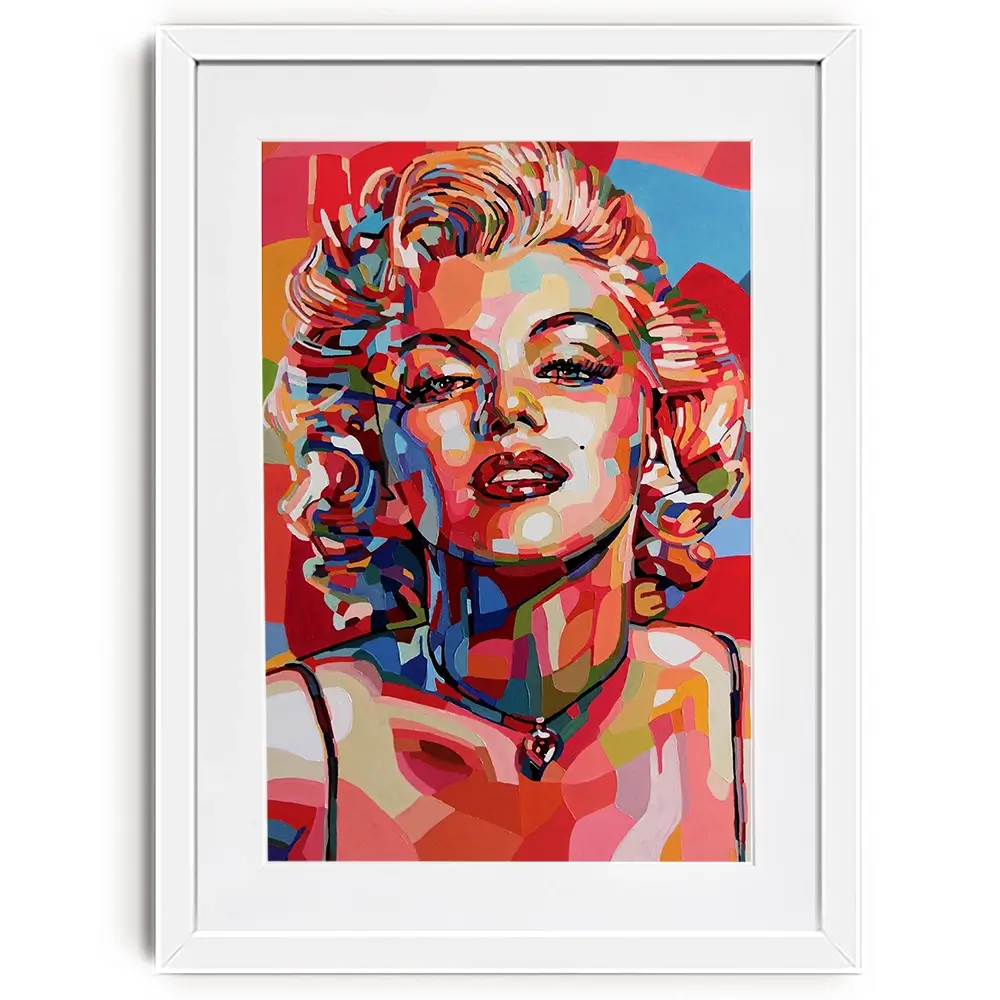 Red Marilyn Framed Art Print Red Marilyn Framed Art Print wall art product Art Print Shop