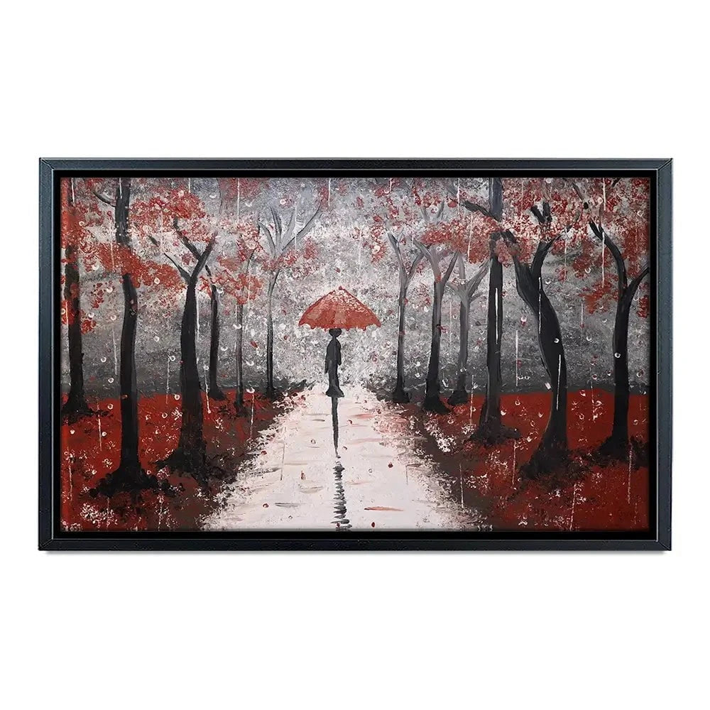 Red Rainy Day Canvas Print Red Rainy Day Canvas Print wall art product Tanya Stone / Shutterstock