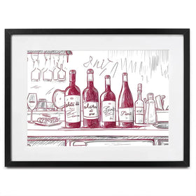 Red Red Wine Framed Art Print Red Red Wine Framed Art Print wall art product Art Print Shop