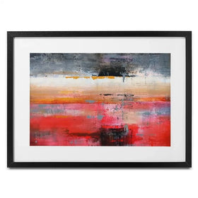 Red Reflection Framed Art Print Red Reflection Framed Art Print wall art product Studio Paint-Ing