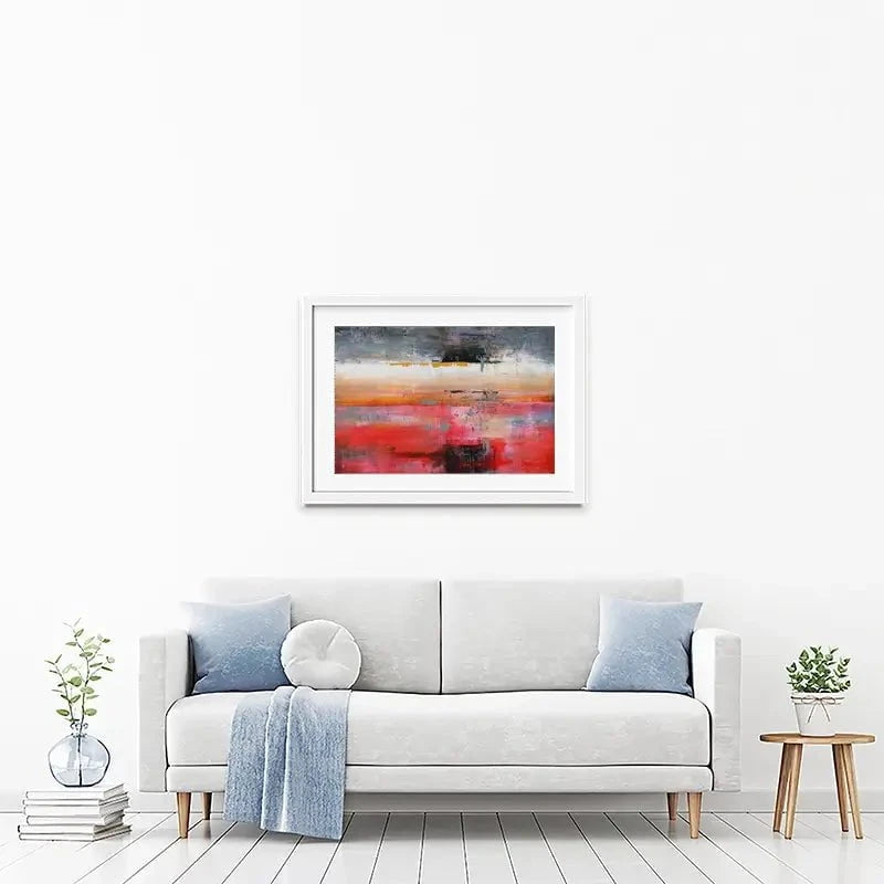 Red Reflection Framed Art Print Red Reflection Framed Art Print wall art product Studio Paint-Ing