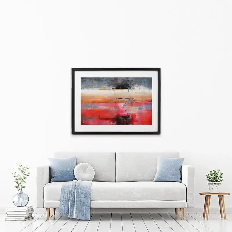 Red Reflection Framed Art Print Red Reflection Framed Art Print wall art product Studio Paint-Ing