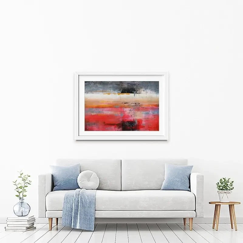 Red Reflection Framed Art Print Red Reflection Framed Art Print wall art product Studio Paint-Ing