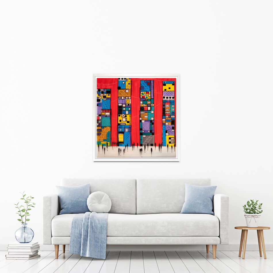 Red Sky Canvas Print Red Sky Canvas Print wall art product Ekaterina Ermilkina