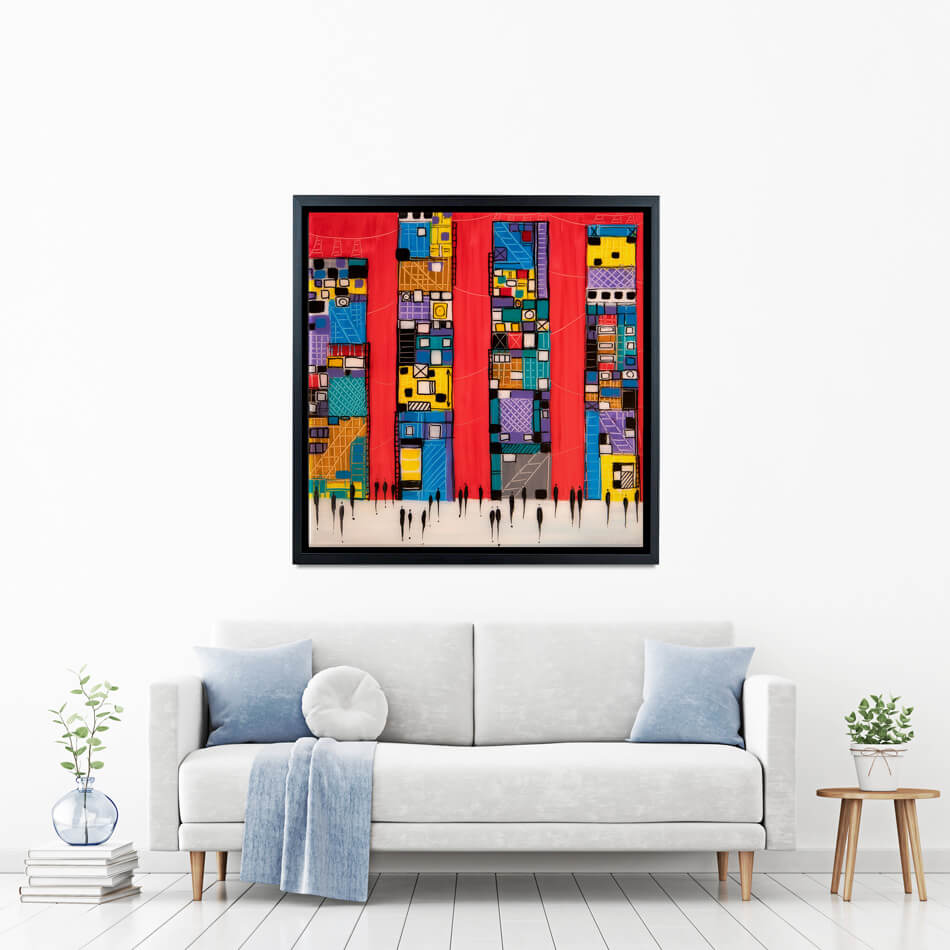Red Sky Canvas Print Red Sky Canvas Print wall art product Ekaterina Ermilkina