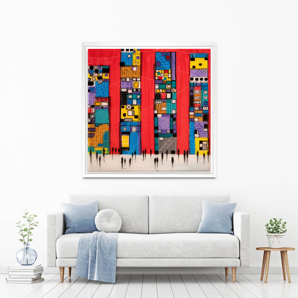 Red Sky Canvas Print Red Sky Canvas Print wall art product Ekaterina Ermilkina