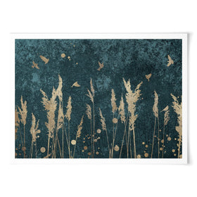 Reeds And Birds Art Print wall art product Svarti / Shutterstock