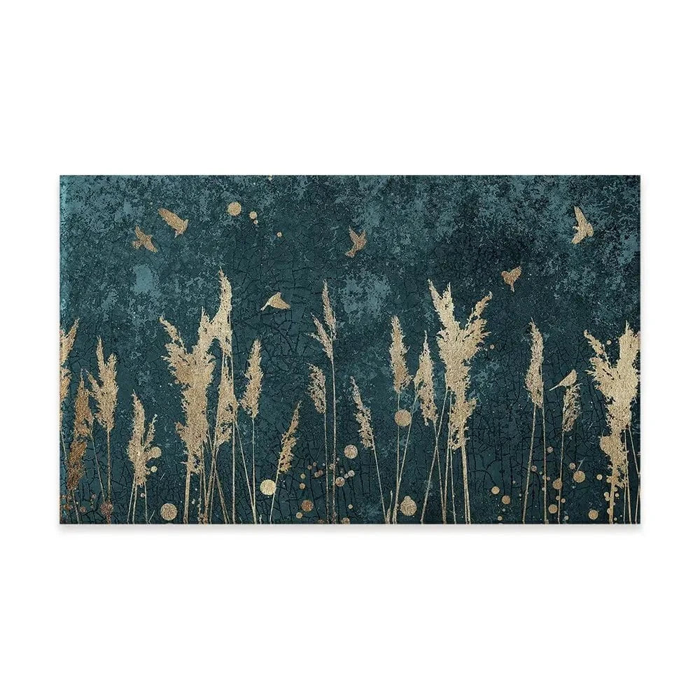 Reeds And Birds Canvas Print Reeds And Birds Canvas Print wall art product Svarti / Shutterstock