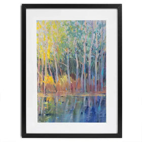 Reflected Trees Framed Art Print Reflected Trees Framed Art Print wall art product Tim O'Toole