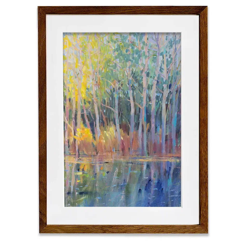 Reflected Trees Framed Art Print Reflected Trees Framed Art Print wall art product Tim O'Toole