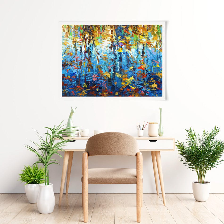 Reflections Of Good Memories Art Print wall art product Leon Devenice