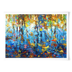 Reflections Of Good Memories Art Print wall art product Leon Devenice