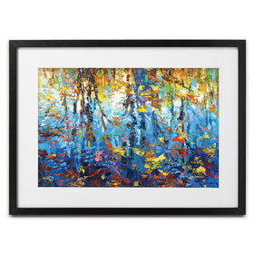 Reflections Of Good Memories Framed Art Print wall art product Leon Devenice