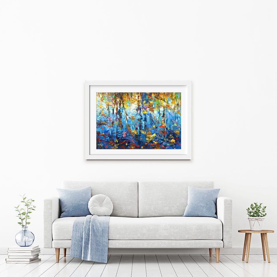 Reflections Of Good Memories Framed Art Print wall art product Leon Devenice