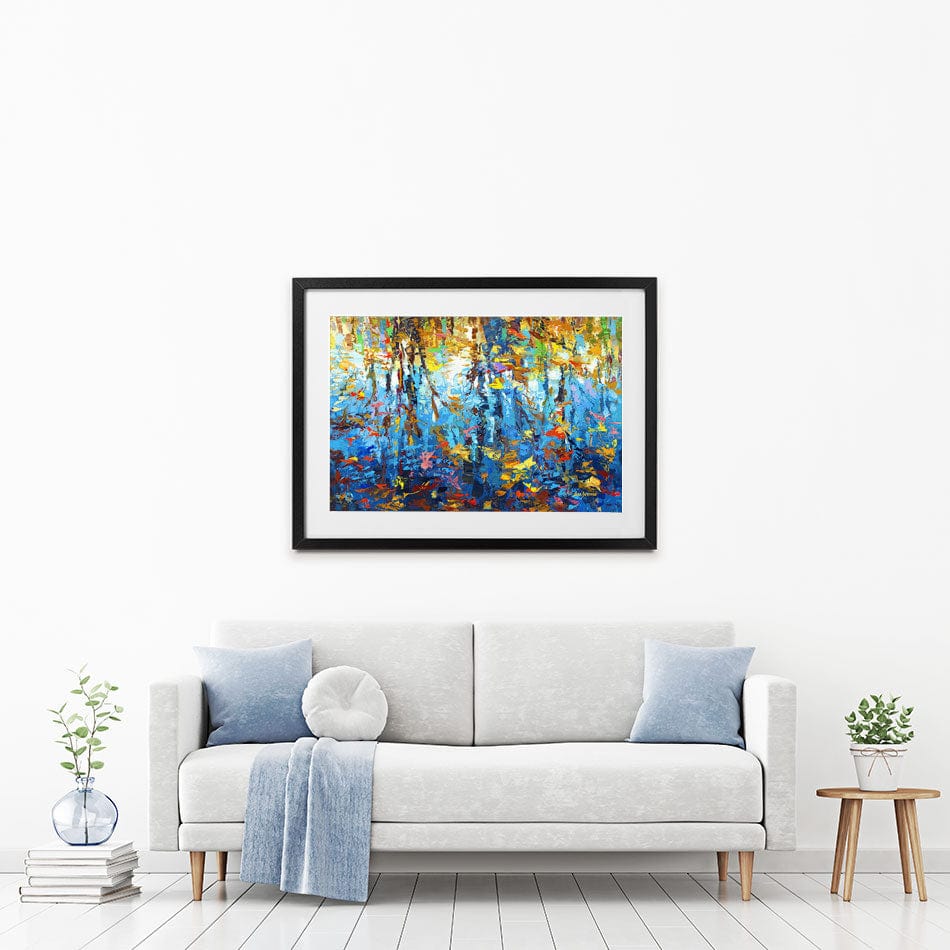 Reflections Of Good Memories Framed Art Print wall art product Leon Devenice