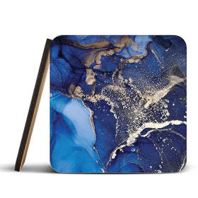 Rich Blue Marble Coaster Set Rainbow Soul Tree Coaster Set | Rainbow Soul Tree Art Coasters wall art product djero.adlibeshe yahoo.com / Shutterstock
