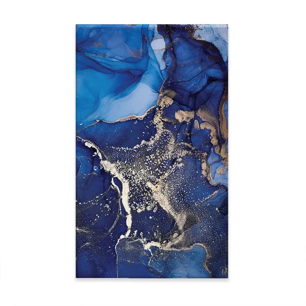 Rich Blue Marble Oversized Canvas Print Rich Blue Marble Oversized Canvas Print wall art product djero.adlibeshe yahoo.com / Shutterstock