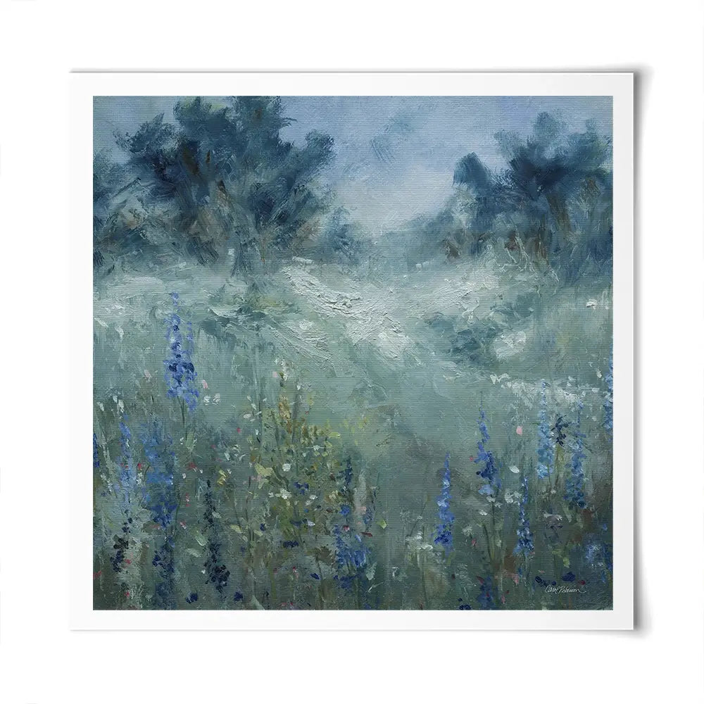 Rising Flowery Meadow Square Art Print Rising Flowery Meadow Square Art Print wall art product Carol Robinson