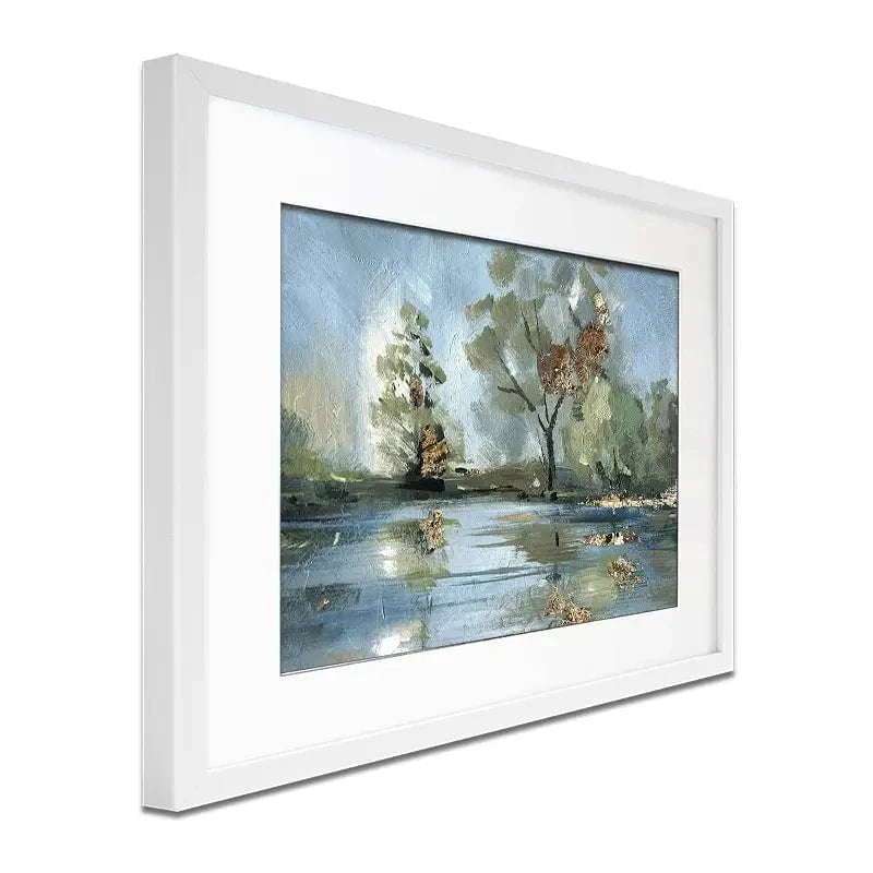 River Landscape Framed Art Print River Landscape Framed Art Print wall art product Svetlana Aleynikova