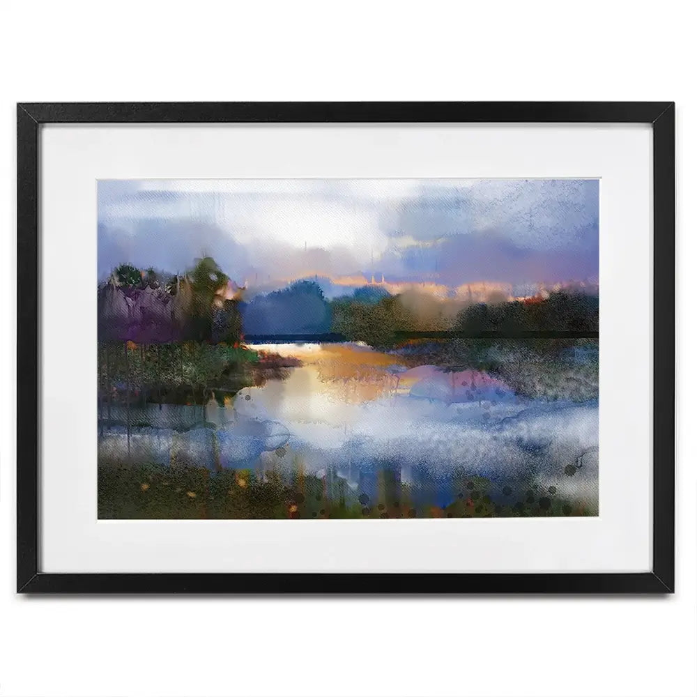 River View Scene Framed Art Print River View Scene Framed Art Print wall art product Art Print Shop