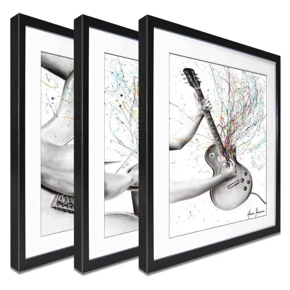 Rock And Roll Framed Art Print Trio Rock And Roll Framed Art Print Trio wall art product Ashvin Harrison