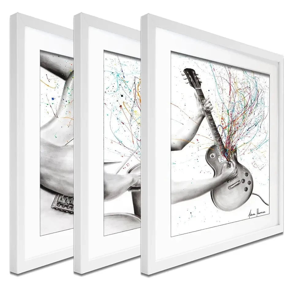 Rock And Roll Framed Art Print Trio Rock And Roll Framed Art Print Trio wall art product Ashvin Harrison
