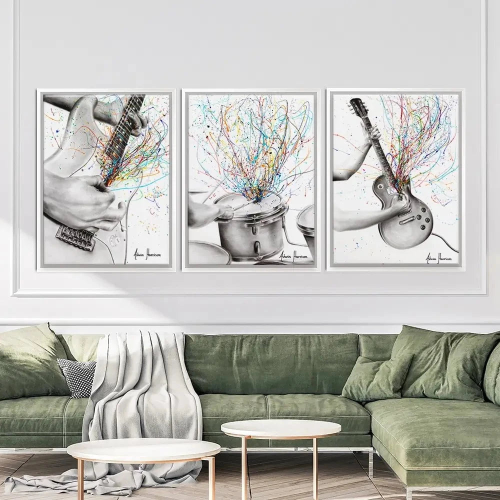 Rock And Roll Trio Canvas Print Rock And Roll Trio Canvas Print wall art product Ashvin Harrison