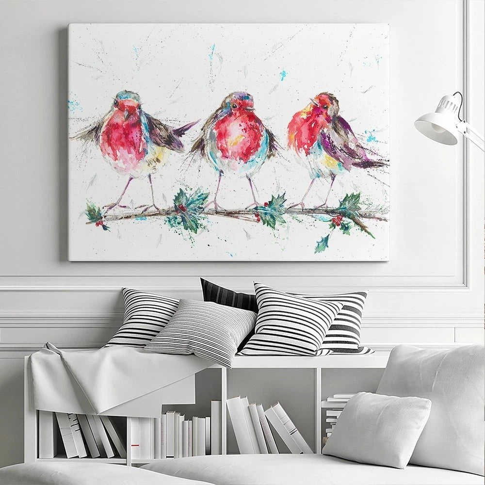 Rockin' Robins Canvas Print Rockin' Robins Canvas Print wall art product Nicola Jane Rowles