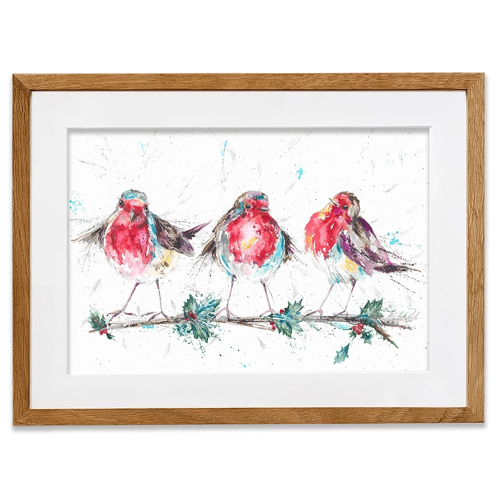 Rockin' Robins Framed Art Print Rockin' Robins Framed Art Print wall art product Nicola Jane Rowles