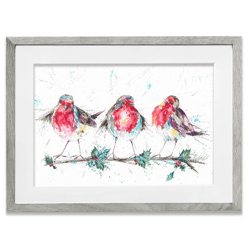Rockin' Robins Framed Art Print Rockin' Robins Framed Art Print wall art product Nicola Jane Rowles