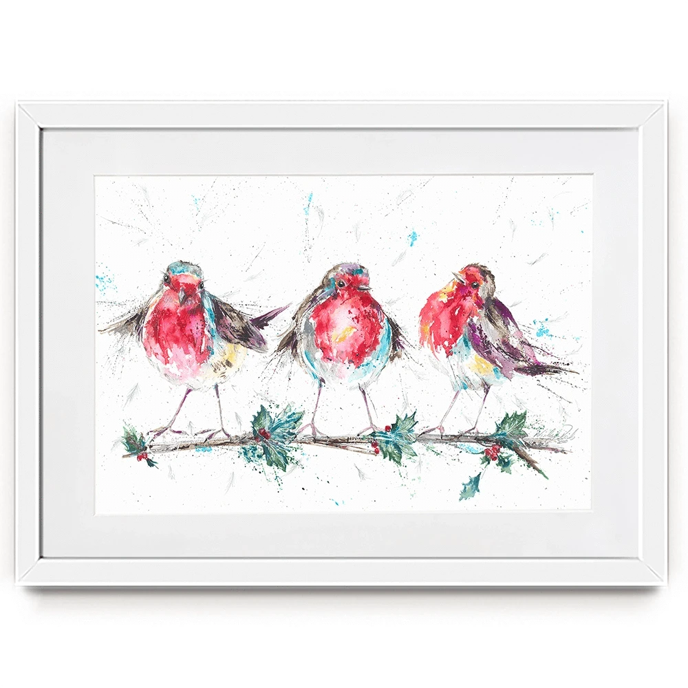 Rockin' Robins Framed Art Print Rockin' Robins Framed Art Print wall art product Nicola Jane Rowles