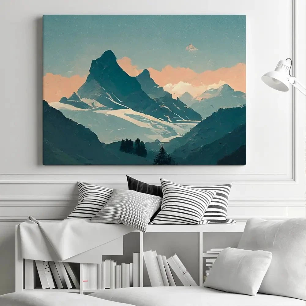 Rocky Mountains Canvas Print Rocky Mountains Canvas Print wall art product Fortis Design / Shutterstock