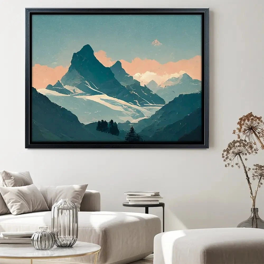 Rocky Mountains Canvas Print Rocky Mountains Canvas Print wall art product Fortis Design / Shutterstock