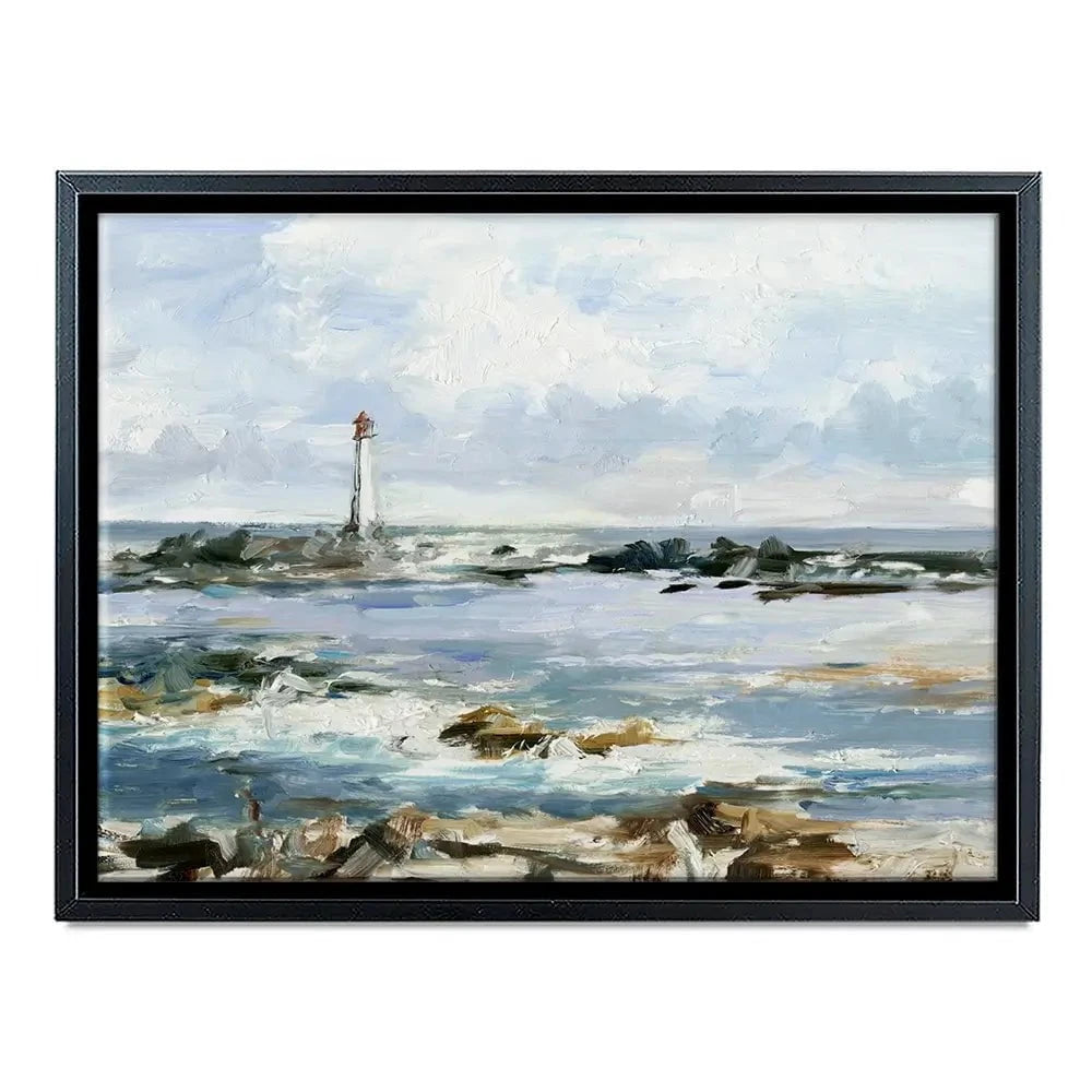 Rocky Shore Coastline Canvas Print Rocky Shore Coastline Canvas Print wall art product Ethan Harper