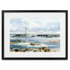Rocky Shore Coastline Framed Art Print Rocky Shore Coastline Framed Art Print wall art product Ethan Harper
