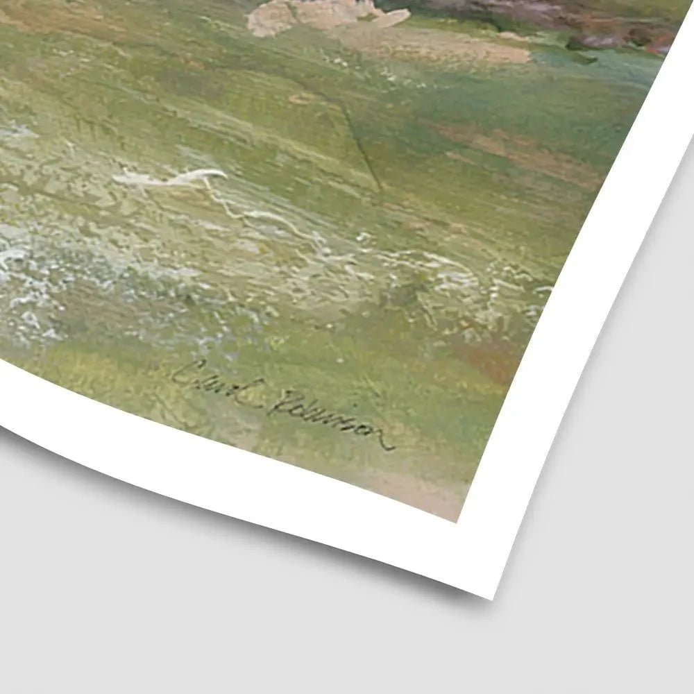 Rolling Fenceline Art Print Rolling Fenceline Art Print wall art product Carol Robinson