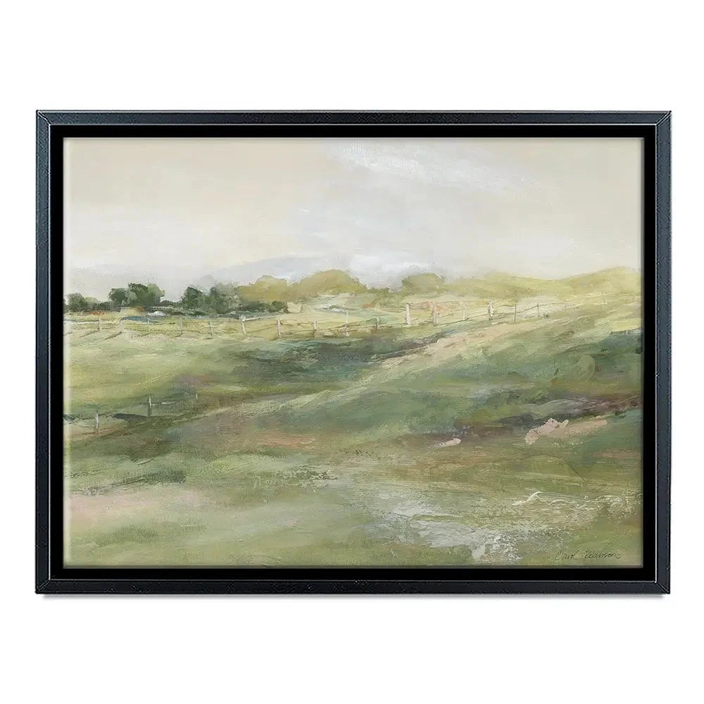 Rolling Fenceline Canvas Print Rolling Fenceline Canvas Print wall art product Carol Robinson