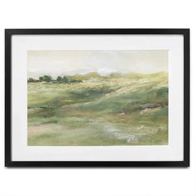 Rolling Fenceline Framed Art Print Rolling Fenceline Framed Art Print wall art product Carol Robinson