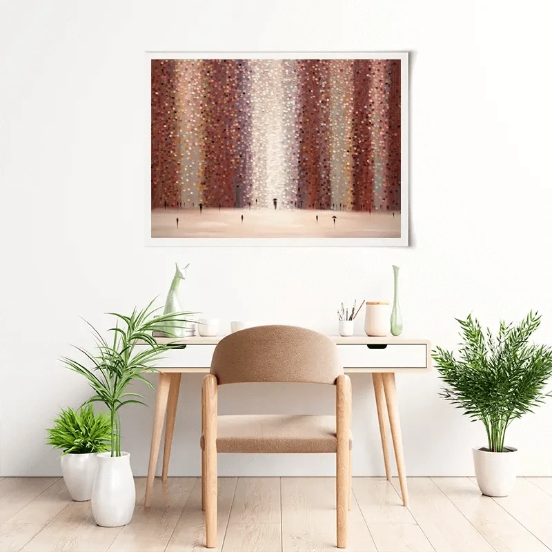 Romance And Rain Art Print Romance And Rain Art Print wall art product Ekaterina Ermilkina