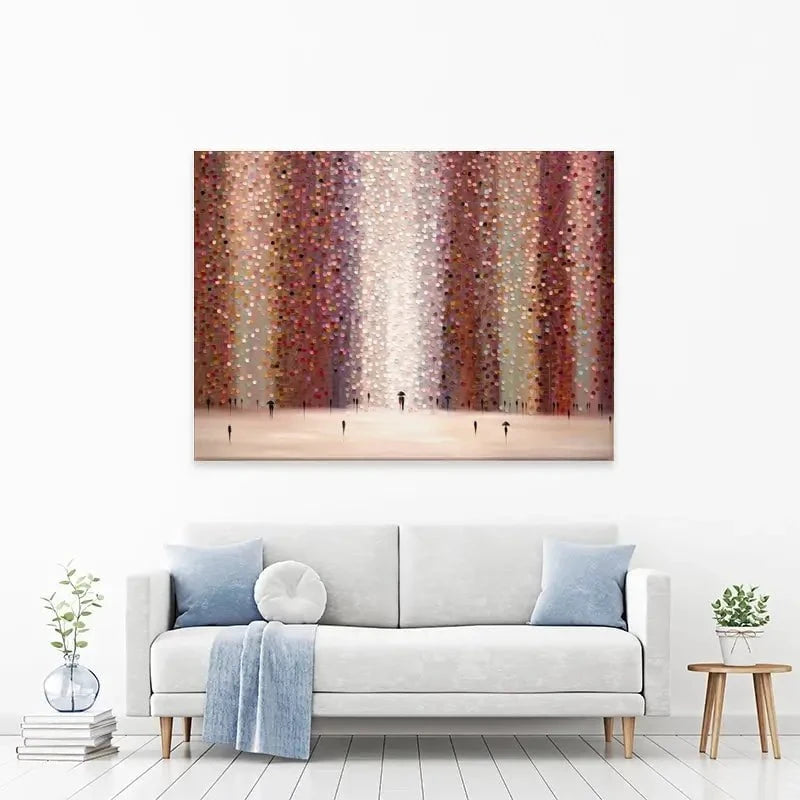 Romance And Rain Canvas Print Romance And Rain Canvas Print wall art product Ekaterina Ermilkina