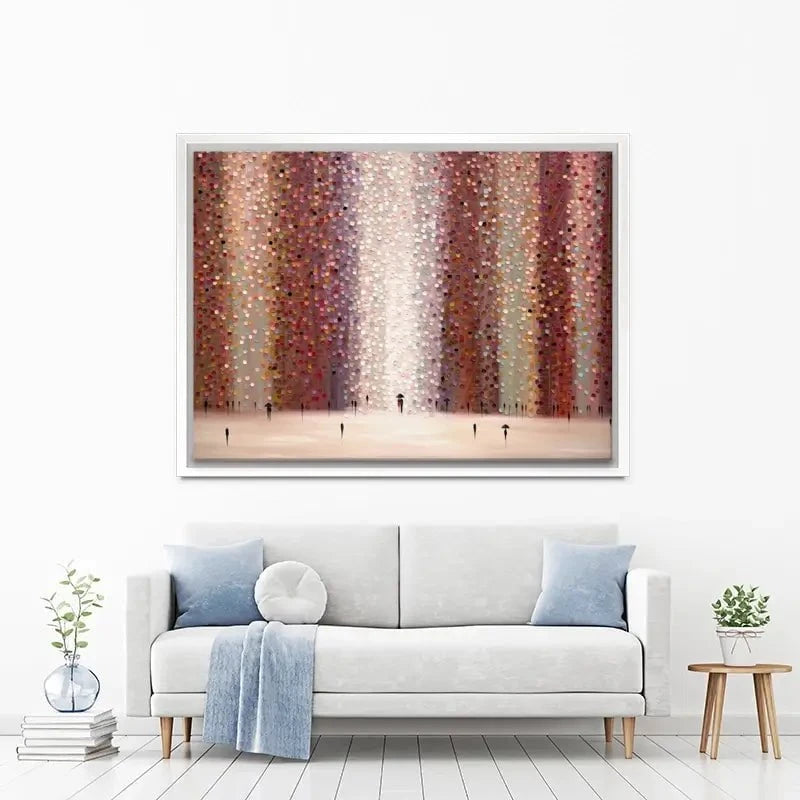 Romance And Rain Canvas Print Romance And Rain Canvas Print wall art product Ekaterina Ermilkina