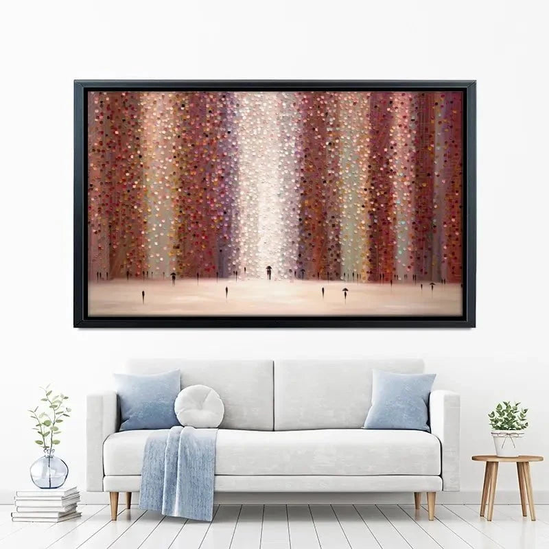 Romance And Rain Canvas Print Romance And Rain Canvas Print wall art product Ekaterina Ermilkina