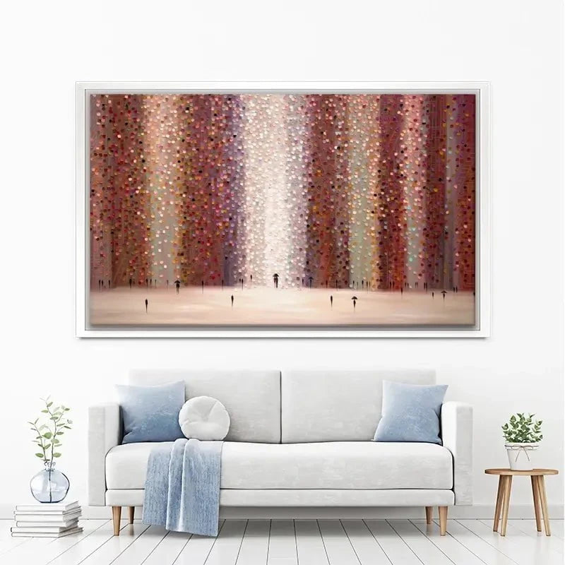 Romance And Rain Canvas Print Romance And Rain Canvas Print wall art product Ekaterina Ermilkina