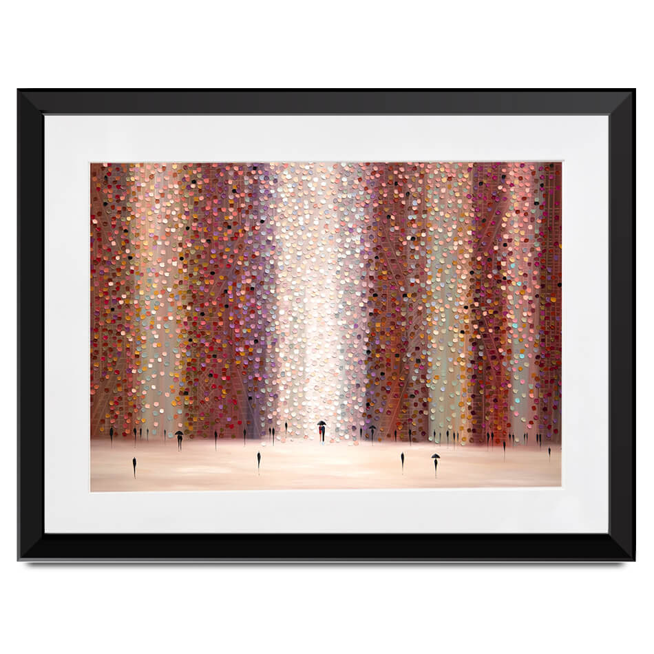 Romance And Rain Framed Art Print Romance And Rain Framed Art Print wall art product Ekaterina Ermilkina