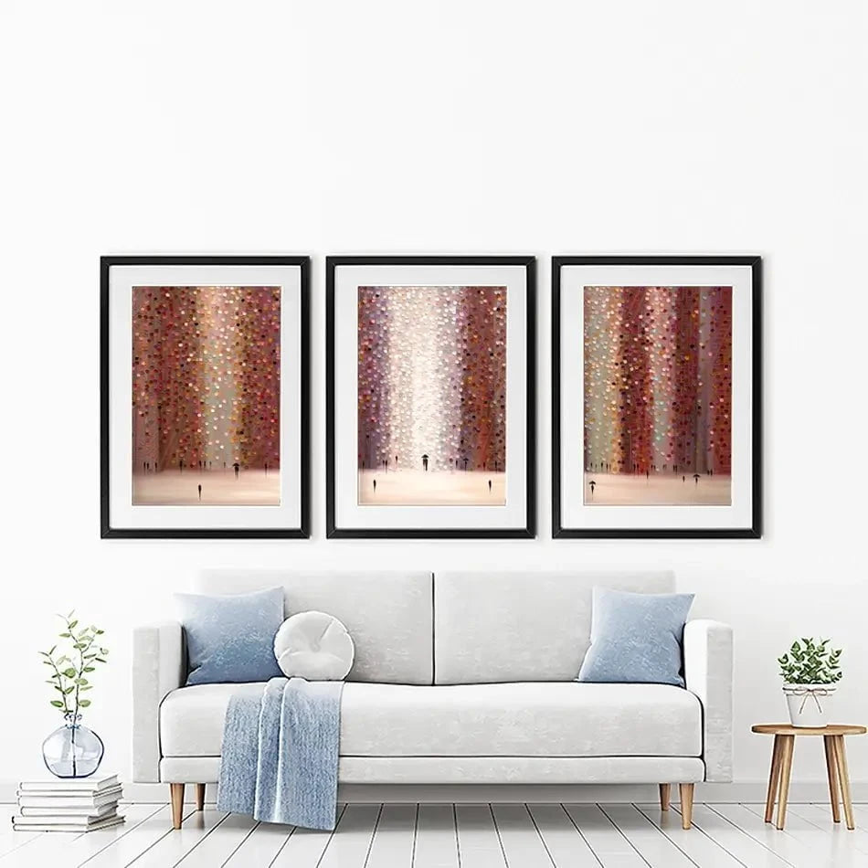 Romance And Rain Framed Art Print Trio Romance And Rain Framed Art Print Trio wall art product Ekaterina Ermilkina