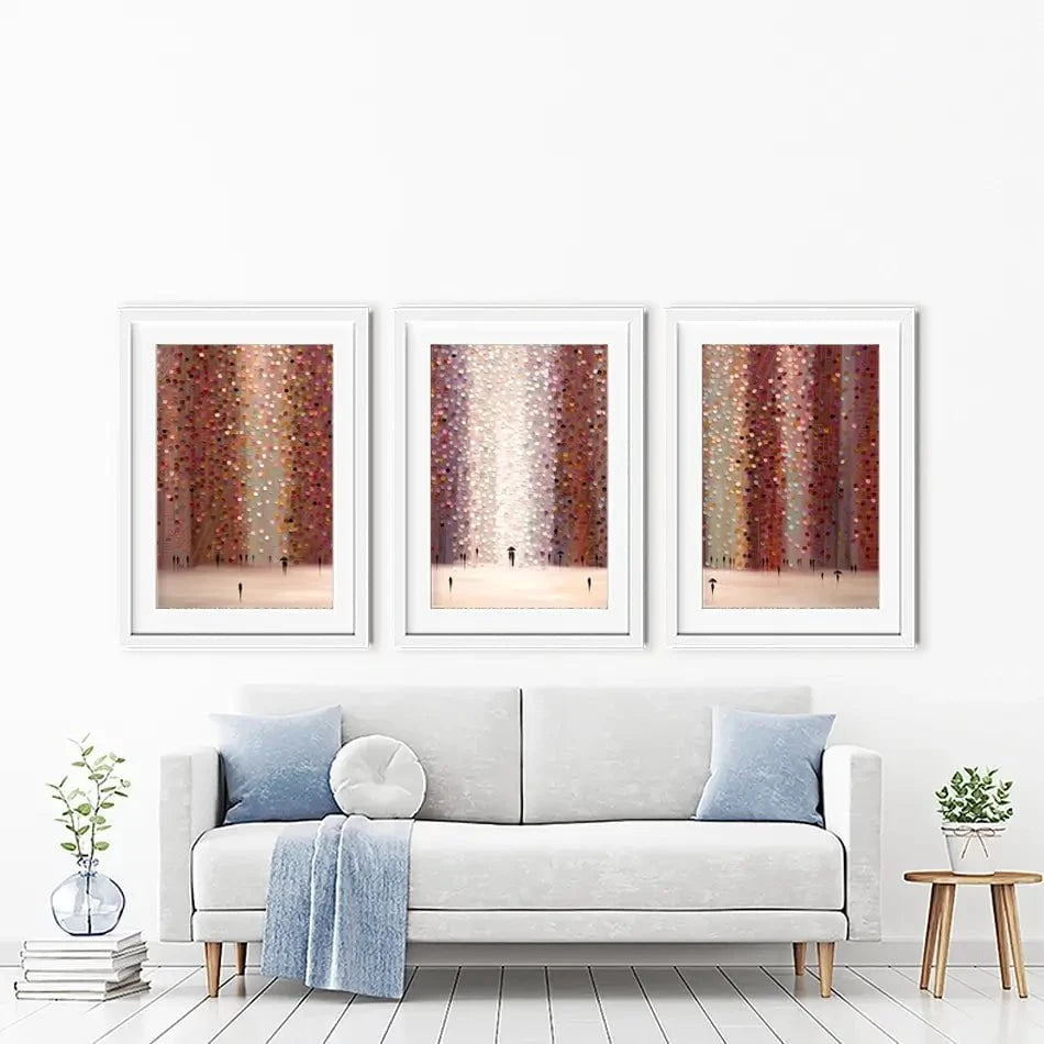 Romance And Rain Framed Art Print Trio Romance And Rain Framed Art Print Trio wall art product Ekaterina Ermilkina