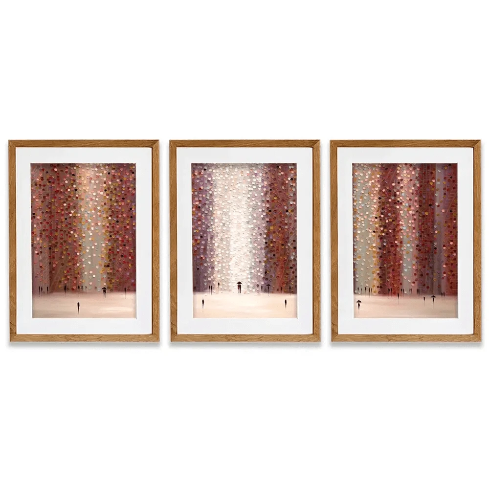 Romance And Rain Framed Art Print Trio Romance And Rain Framed Art Print Trio wall art product Ekaterina Ermilkina