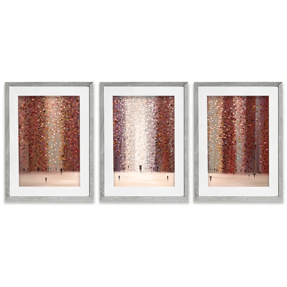 Romance And Rain Framed Art Print Trio Romance And Rain Framed Art Print Trio wall art product Ekaterina Ermilkina