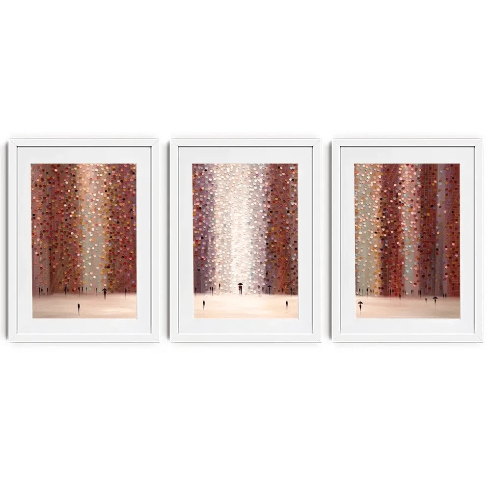 Romance And Rain Framed Art Print Trio Romance And Rain Framed Art Print Trio wall art product Ekaterina Ermilkina
